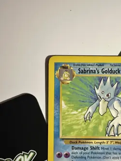 Sabrina's Golduck 30/132, Gym Challenge, Pokemon TCG, Unlimited 2000, WOTC, NM - Image 3