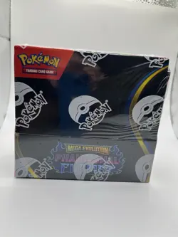 Pokemon Mega Evolution Phantasmal Flames Factory Sealed 36 Pack Booster Box - Image 1