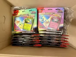 (X30) Pokemon SV PRISMATIC EVOLUTIONS Tech Sticker Collections-90 Packs - Image 1