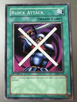 Yu-Gi-Oh TCG Block Attack Metal Raiders MRD-133 1st Edition MP - Image 1