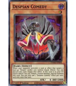 Yugioh - Despian Comedy (Super Rare) (1st Edition) - DAMA-EN004 P - Image 1