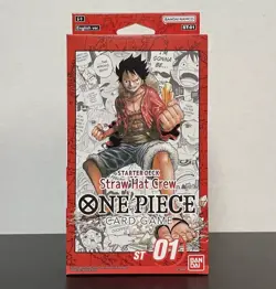 One Piece TCG: Straw Hat Crew Starter Deck [ST-01] English New & Sealed 811039038366 - Image 1