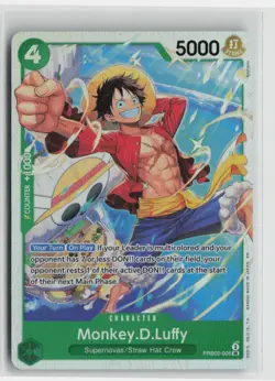 Monkey.D.Luffy - PRB02-005 One Piece SR NM English - Image 1