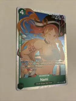 Nami Super Rare (SR) OP14-031 The Azure Sea's Seven English Foil - Image 2