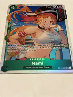 Nami Super Rare (SR) OP14-031 The Azure Sea's Seven English Foil - Image 3