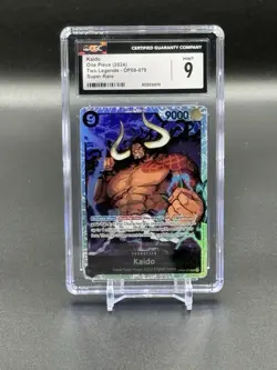One Piece 2024 Kaido #079 Super Rare Foil OP08 Two Legends CGC 9 - Image 1