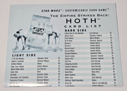 Star Wars Decipher Customizable Card Game Hoth Poster CCG 32"x10" 1996 - Image 3