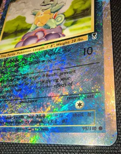 Pokemon Squirtle 95/110 Legendary Collection Reverse Holo Common TCG Card 2002 - Image 5