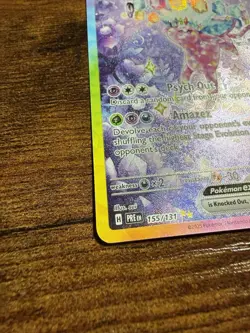 Pokemon TCG Espeon EX Prismatic Evolutions Holo Card 155/131 Near Mint Condition - Image 2