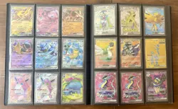 Pokemon Binder Collection Scarlet Violet Cards All Near Mint Excellent Condition - Image 1