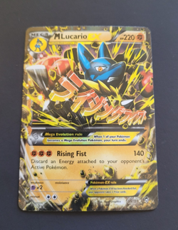 Pokemon Card - M Lucario EX 55/111 XY - Furious Fists Rare Holo - Image 1