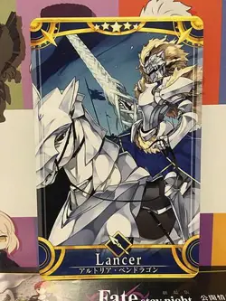 Artoria Pendragon Stage 1 Lancer Star 5 FGO Fate Grand Order Arcade Mint Card - Image 1