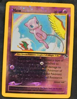 MEW - 1/18 - Southern Island Promo - Reverse Holo - Pokemon Card - EXC / NM - Image 2