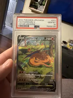 Charizard v Holo Card 211/172 S12a VSTAR Universe Japanese Psa 10 - Image 1