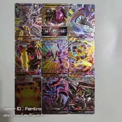 Pokemon Card Colorful gold foil 55 Cards TCG GX Vmax Charizard Rare Collectible - Image 3