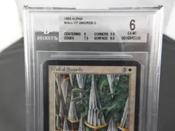 Wall of Swords BGS 6 [Limited Edition Alpha] Mtg Magic Free Tracking! - Image 2
