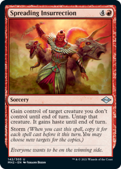 1x Spreading Insurrection - Foil - Modern Horizons 2 - Near Mint, English - MTG! - Image 1