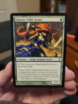 Sakura-Tribe Scout - Saviors of Kamigawa - 144/165 Regular Common MTG - LP - Image 1