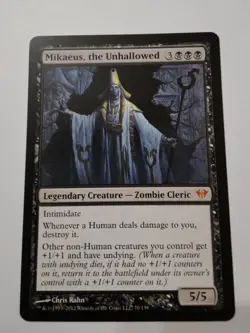 MTG Mikaeus, the Unhallowed Dark Ascension 70/158 Regular Mythic - Image 1
