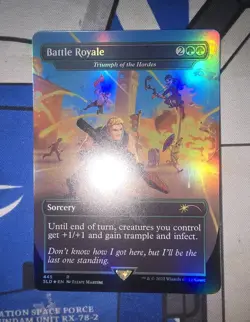 MTG - SLD Fortnite - Battle Royale - Triumph of the Hordes #445 - Near Mint Foil - Image 1