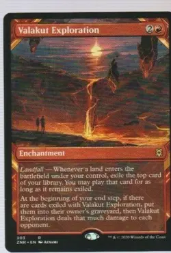 SHOWCASE Valakut Exploration Zendikar Rising MAgic The Gathering MTG CCG - Image 1