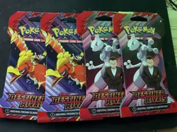 (Lot Of 4) Pokemon TCG Destined Rivals Sleeved Booster Packs New Factory Sealed - Image 1