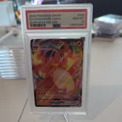 2020 POKEMON SWORD & SHIELD DARKNESS ABLAZE #020 FULL ART/CHARIZARD VMAX PSA 10 - Image 1