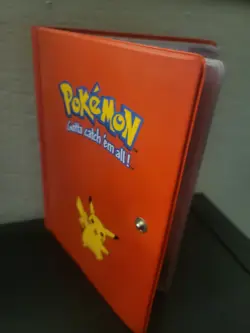 Vintage Pokemon Lot, Team Rocket Lunch Box, 1990s pokemon binders, PEZ, etc. - Image 5