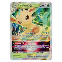 2022 Pokemon Leafeon VSTAR Sword & Shield Jumbo Black Star Promo #SWSH195 - Image 1