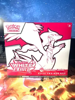 Pokemon Center Black Bolt and White Flare ETB Set Factory Sealed New - Image 2