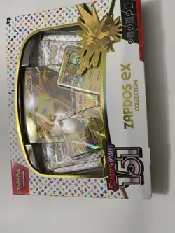 Pokemon TCG Scarlet and Violet 151 Zapdos EX Collection Box Sealed - Image 3