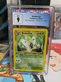 2001 Butterfree Neo Discovery #19 Mint 1st Edition CGC 9 Pokemon - Image 1