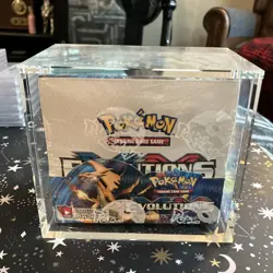 Pokemon 2016 XY Evolutions Sealed Booster Box Factory Sealed W/acrylic Case - Image 1