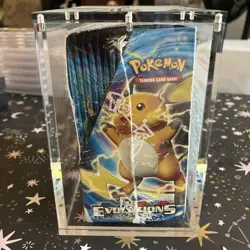 Pokemon 2016 XY Evolutions Sealed Booster Box Factory Sealed W/acrylic Case - Image 3