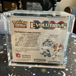 Pokemon 2016 XY Evolutions Sealed Booster Box Factory Sealed W/acrylic Case - Image 4