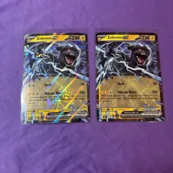 Pokemon TCG: Lot of (2) - Zekrom ex 034/086 Sv: Black Bolt Holo - Image 1