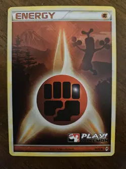 2011 Call Of Legends Play! Pokemon Promo Fighting Energy - Image 1