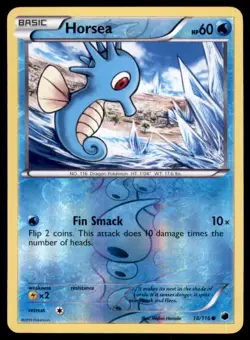 Pokemon TCG Horsea Black & White - Plasma Freeze #18 Reverse Holo - Image 1