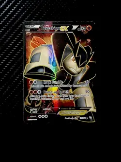 Pokemon TCG Terrakion EX Full Art 121/124 2012 - Dragons Exalted - Image 1
