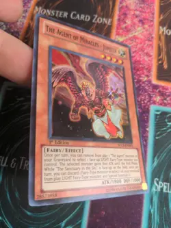 Yu-Gi-Oh! The Agent of Miracles - Jupiter SDLS-EN003 1st Edition Super Rare NM - Image 2