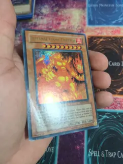 Yu-Gi-Oh! Infernal Flame Emperor SD3-EN001 1st Edition Ultra Rare MP - Image 3