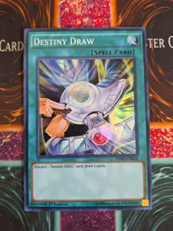 Yu-Gi-Oh! TCG Destiny Draw DESO-EN014 Super Rare 1st Edition Near Mint - Image 1