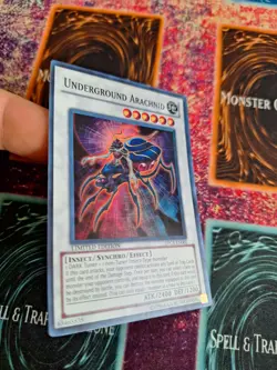 Yu-Gi-Oh! Underground Arachnid DPC5-EN001 Limited Super Rare NM/LP - Image 2