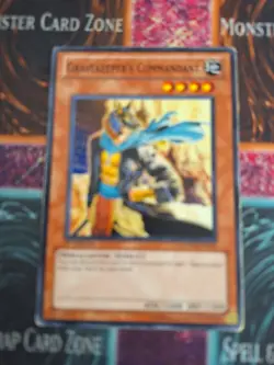 Yu-Gi-Oh! Gravekeeper's Commandant SDMA-EN017 Common 1st Ed Moderately Played - Image 1