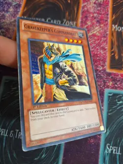 Yu-Gi-Oh! Gravekeeper's Commandant SDMA-EN017 Common 1st Ed Moderately Played - Image 2