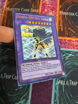 Yu-Gi-Oh! Elemental HERO Great Tornado LC02-EN010 Ultra Limited Near Mint e5/ - Image 2