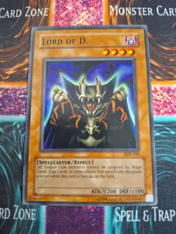 Yu-Gi-Oh! TCG Lord of D. SDK-041 Super Rare Unlimited LP/MP - Image 1