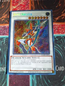 Yu-Gi-Oh! Junk Archer BLMR-EN073 Secret Rare 1st Edition Near Mint - Image 1