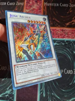 Yu-Gi-Oh! Junk Archer BLMR-EN073 Secret Rare 1st Edition Near Mint - Image 2