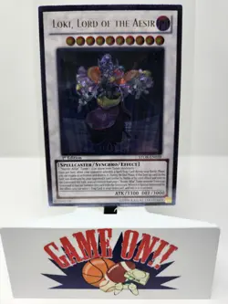 YuGiOh Loki, Lord of the Aesir STOR-EN039 1st Edition Ultimate Rare NM + 3 other - Image 1